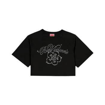 KENZO Embellished Cropped T-Shirt