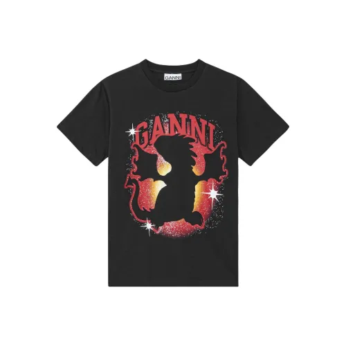 GANNI SS24 T Shirt Women's Dark Gray