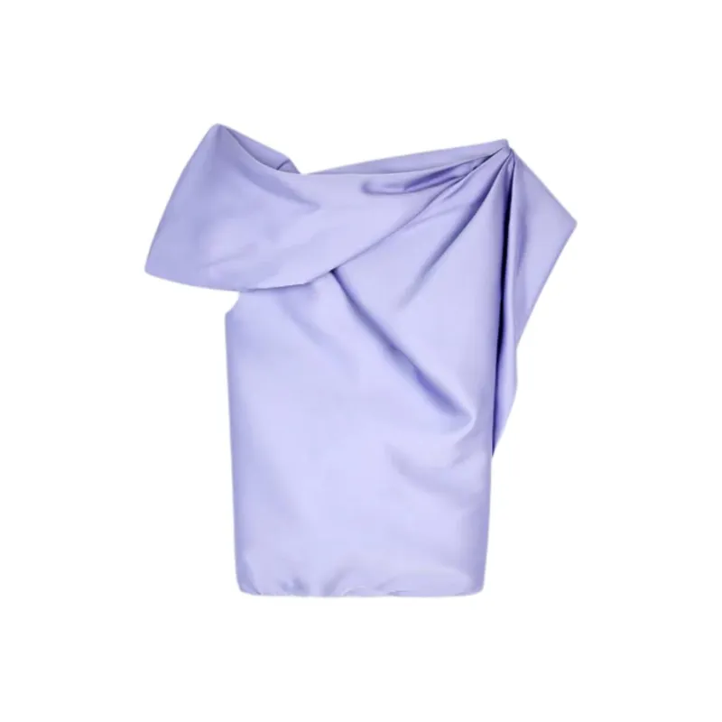 DRIES VAN NOTEN Draped Sleeveless Top-0