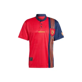 Adidas Spain 1996 Home Jersey Soccer Jerseys Men's Dark Red