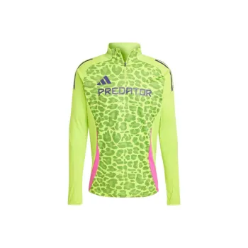 Adidas GENERATION PREDATOR TRAINING TOP Soccer Jerseys Men's Half Sun Mucus Color / Half Awake Purple-Red Color