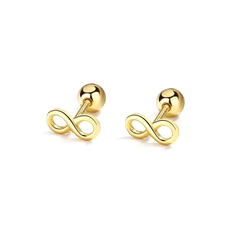 CENTURY&KINDLE S925 Silver Stud Earrings Women's-4