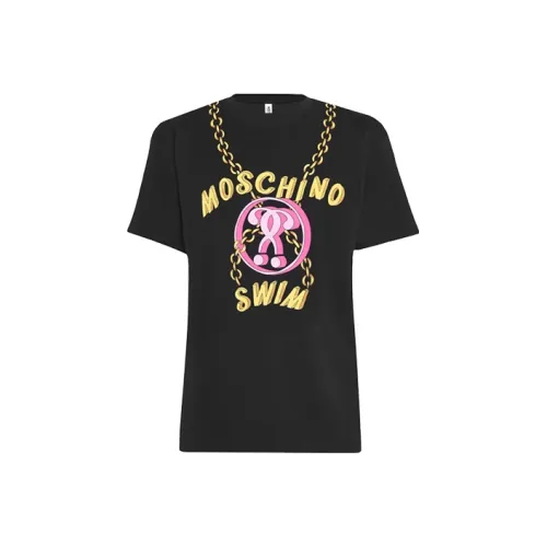 MOSCHINO SS22 T Shirt Women's Black