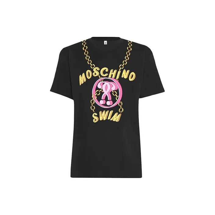 MOSCHINO SS22 T Shirt Women's Black-0