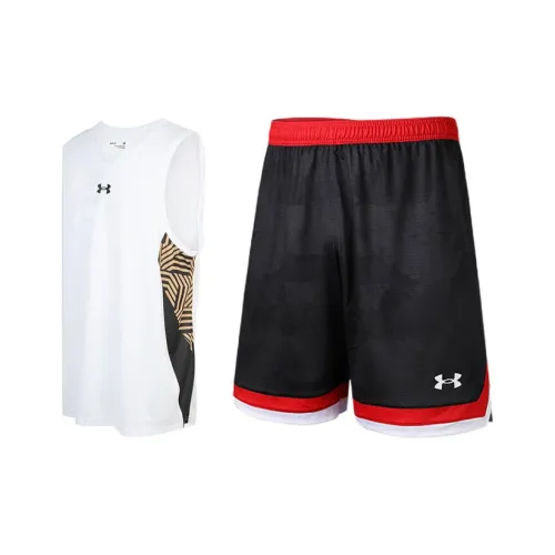Under Armour Basketball Suit Men's White+Black
