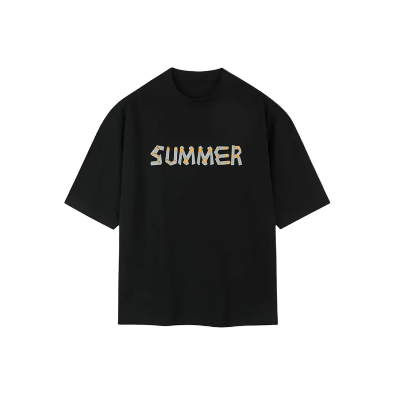Korean Style Drop Shoulder Sleeve T Shirt Unisex-1