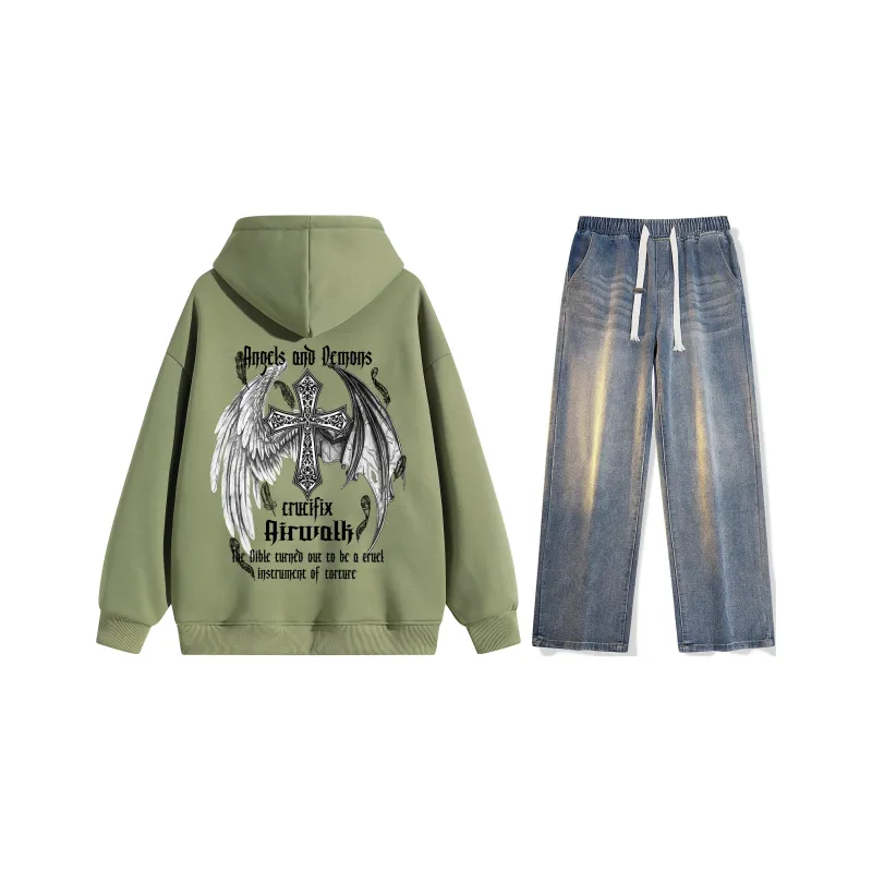 Airwalk Sweatshirt Sets Unisex-22