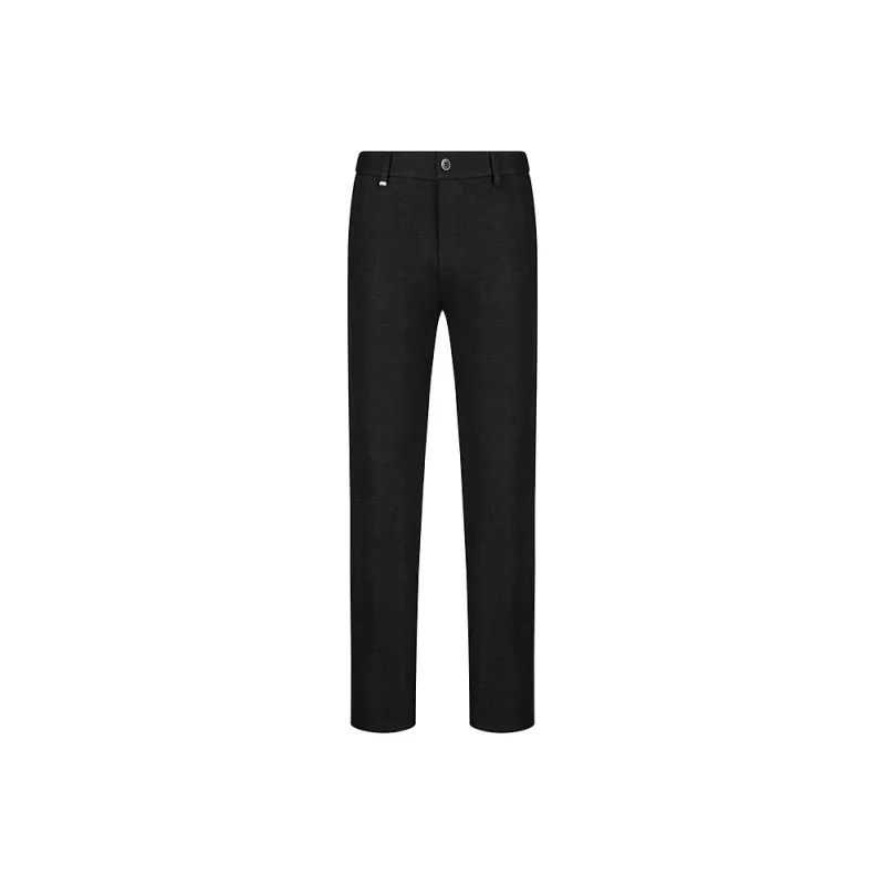 SEVEN Casual Pants Men Charcoal Gray-0