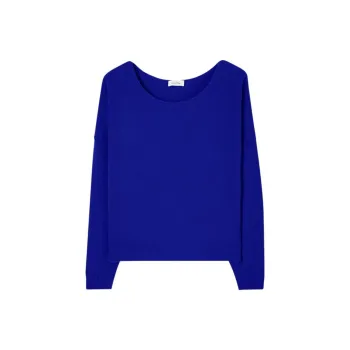 AMERICAN VINTAGE A.M FW24 Pull Femme Damsville Sweater Women's Indigo