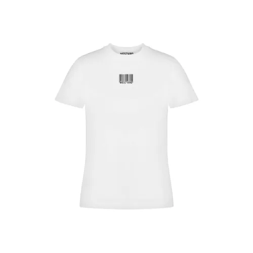 MOSCHINO Barcode print Cotton T shirt