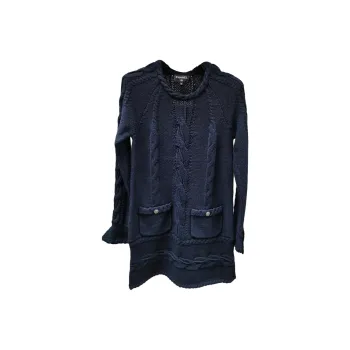 CHANEL FW18 Sweater Women's Dark Blue