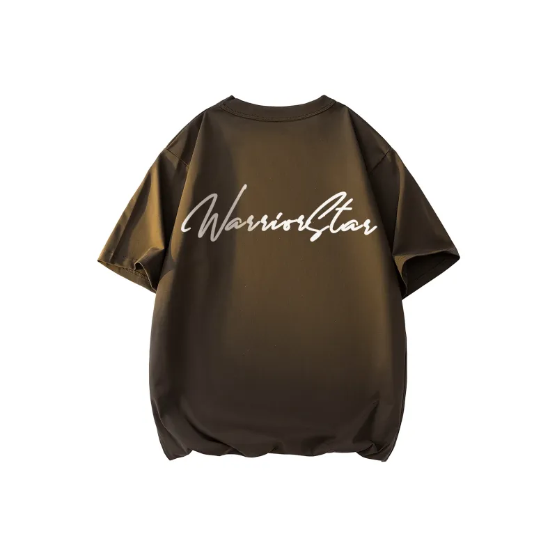 Warrior Drop Shoulder Sleeve T Shirt Unisex-22