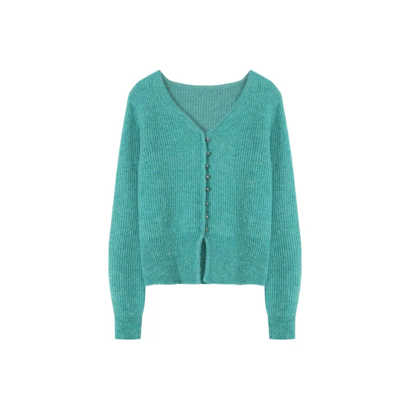 【dme】 Sweater Women's Blue Green-0