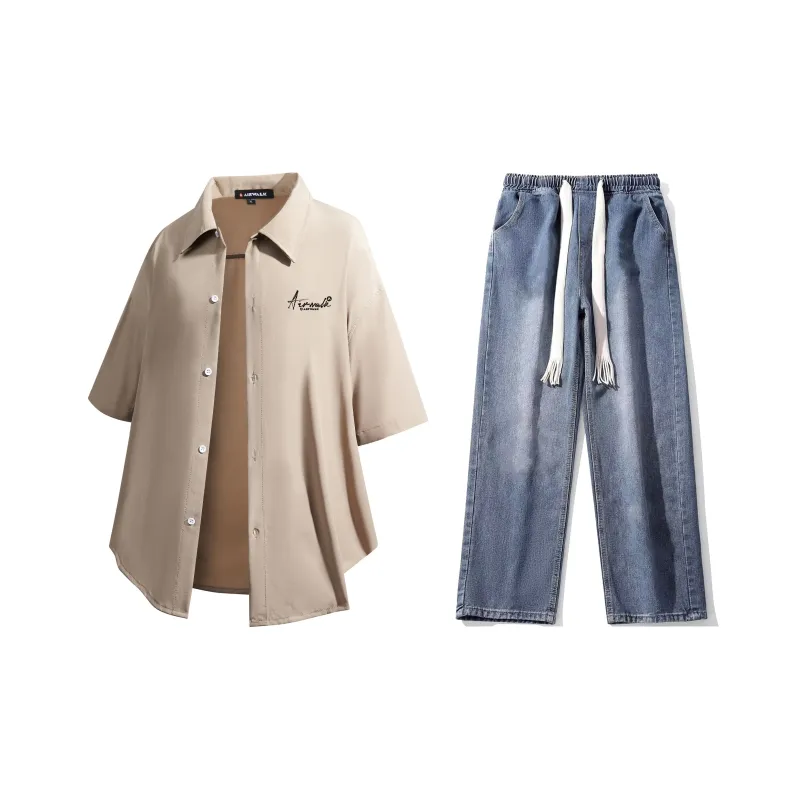 Airwalk Shirt Matching Set Unisex-36