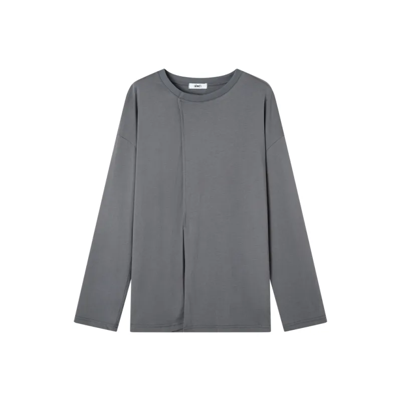Demana Drop Shoulder Sleeve T Shirt Women's Lake Blue-1