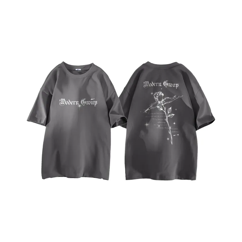 Warrior Huichao Cloud Sail Collection Drop Shoulder Sleeve T Shirt Unisex-20