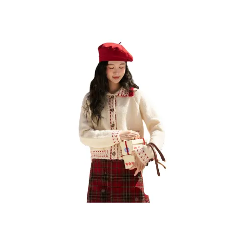 MISHOW Sweater Women's Cream Snow Cap
