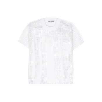 JUNYA WATANABE Open Knit Short Sleeved T Shirt