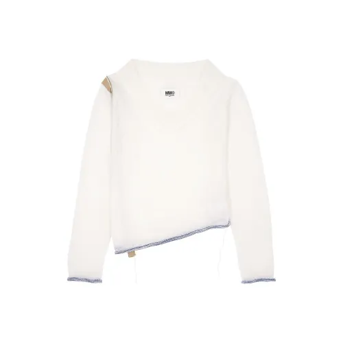 MM6 Maison Margiela Sweaters Women's White