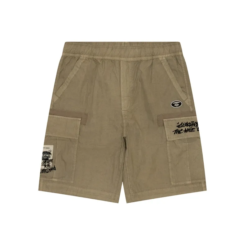 Aape By *A Bathing APE® Logo appliqué Cargo Shorts-0