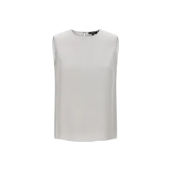 THEORY Modern Crewneck Sleeveless Top