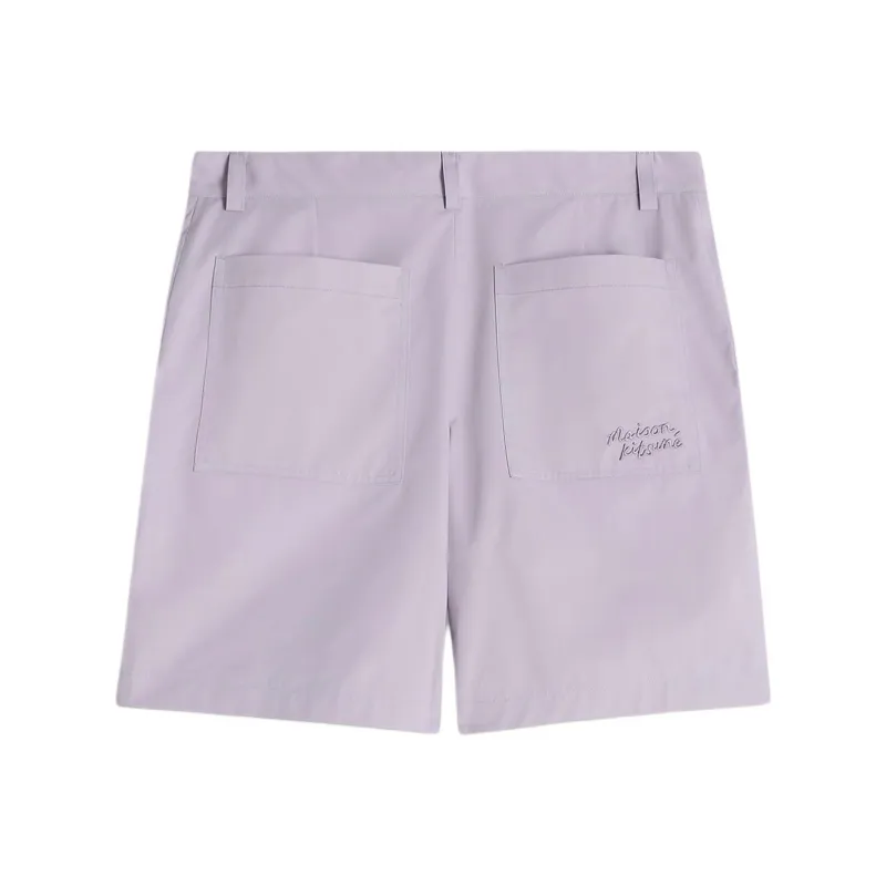 Maison Kitsune SS25 Casual Shorts Men's Light Purple-1