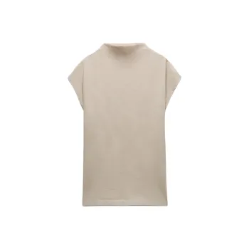 ZARA T-Shirt Women's Light Brown Yellow