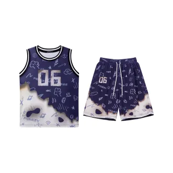 FireMonkey Basketball Suit Unisex Blue