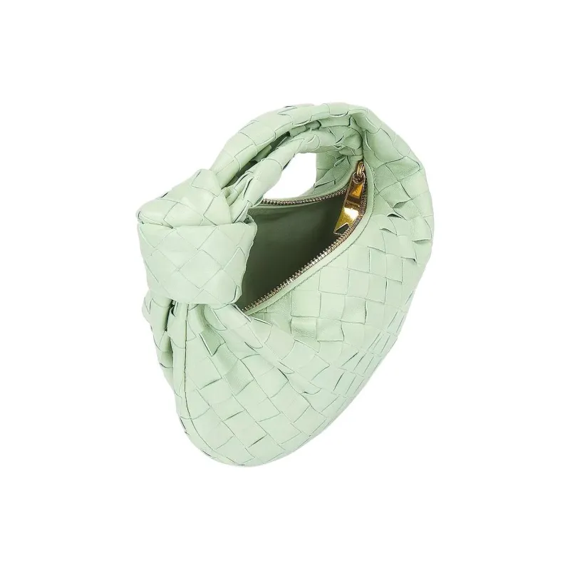 Bottega Veneta JODIE Leather Handbag Mini Women's Green-3