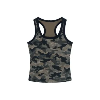 LESS BEARS Tank Top Unisex Army Green