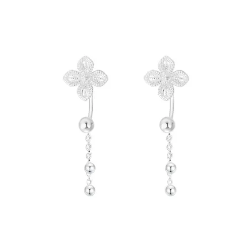 DAWO 999 Fine Silver Earrings Women's
