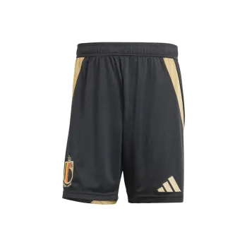 Adidas Belgium 24 Home Shorts Soccer Bottoms Fan Edition Belgium Home Men's Black