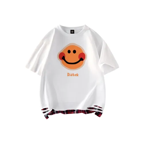 DIDTEK Drop Shoulder Sleeve Short Sleeved T Shirts Unisex