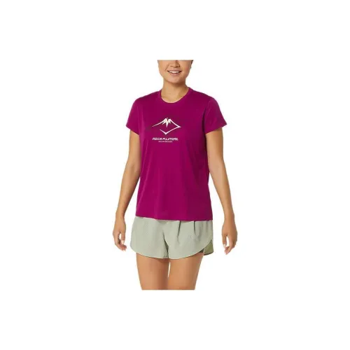 Asics T-Shirt Women's Blackberry-Colored