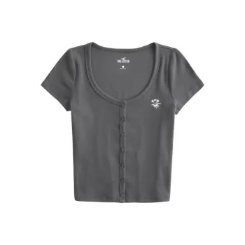 Hollister T-Shirt Women's Dark Gray