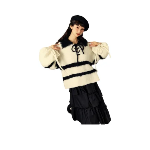 DESIGNER UNCLE Sweater Women's Black White