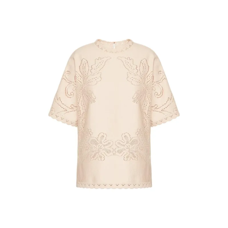 Valentino SS24 T-Shirt Women's Pink-0