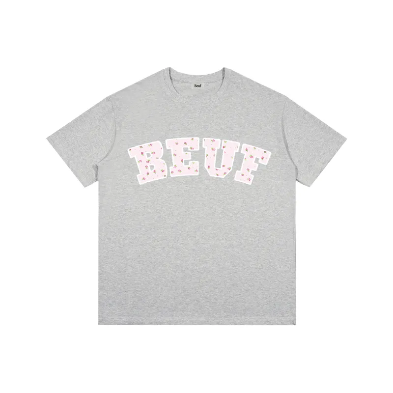 BEUF T Shirt Unisex Heather Gray-0