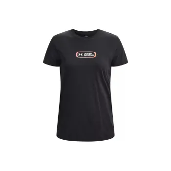Under Armour GRADIENT PILL T Shirt Women's Black