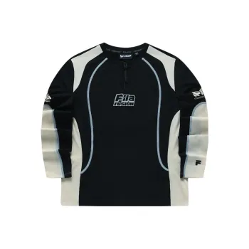 FILA FUSION Set in Sleeve T Shirt Women's Jet Black