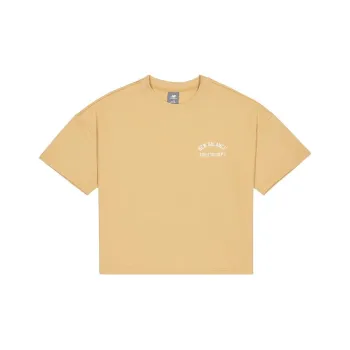 New Balance NBX Sportswear Greatest Hits Drop Shoulder Sleeve T Shirt Women's Yellow