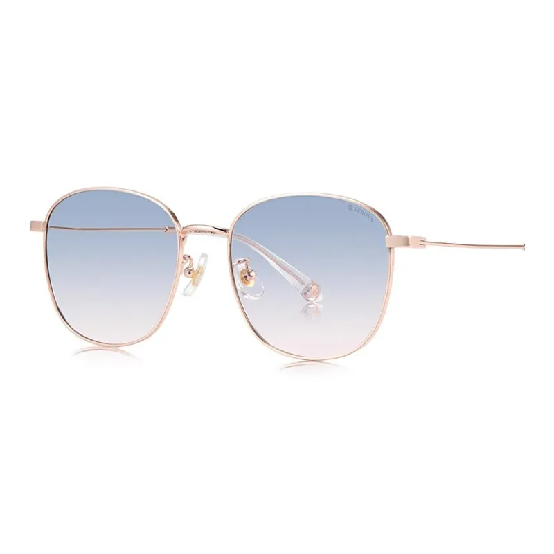 SEROVA Metal Oval Sunglasses Unisex-1