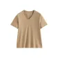 Light Coffee-V-Neck