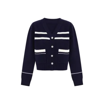 PP LAND Sweater Women's Navy Blue