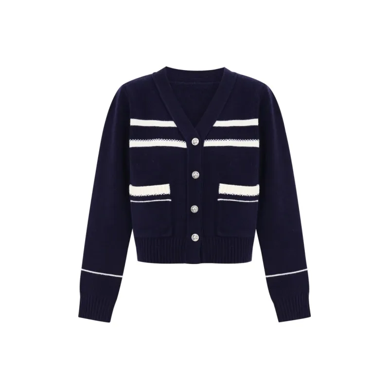 PP LAND Sweater Women's Navy Blue-0