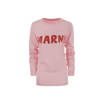 MARNI Long Sleeve T Shirt 'Pink'