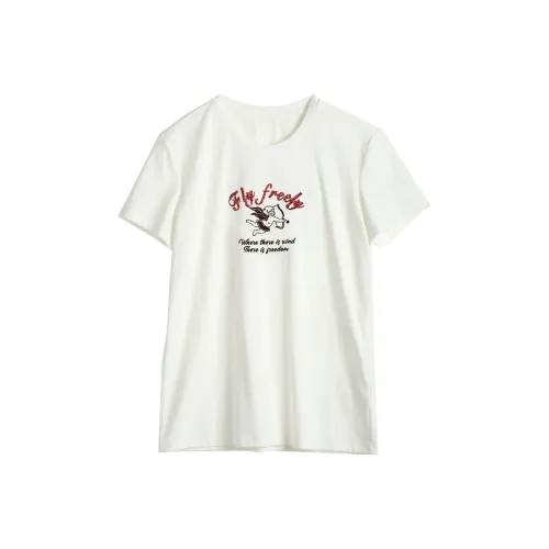 Olrain Regular T Shirt Women's White