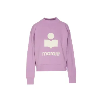 ISABEL MARANT ETOILE Moby High Neck Logo Sweatshirt