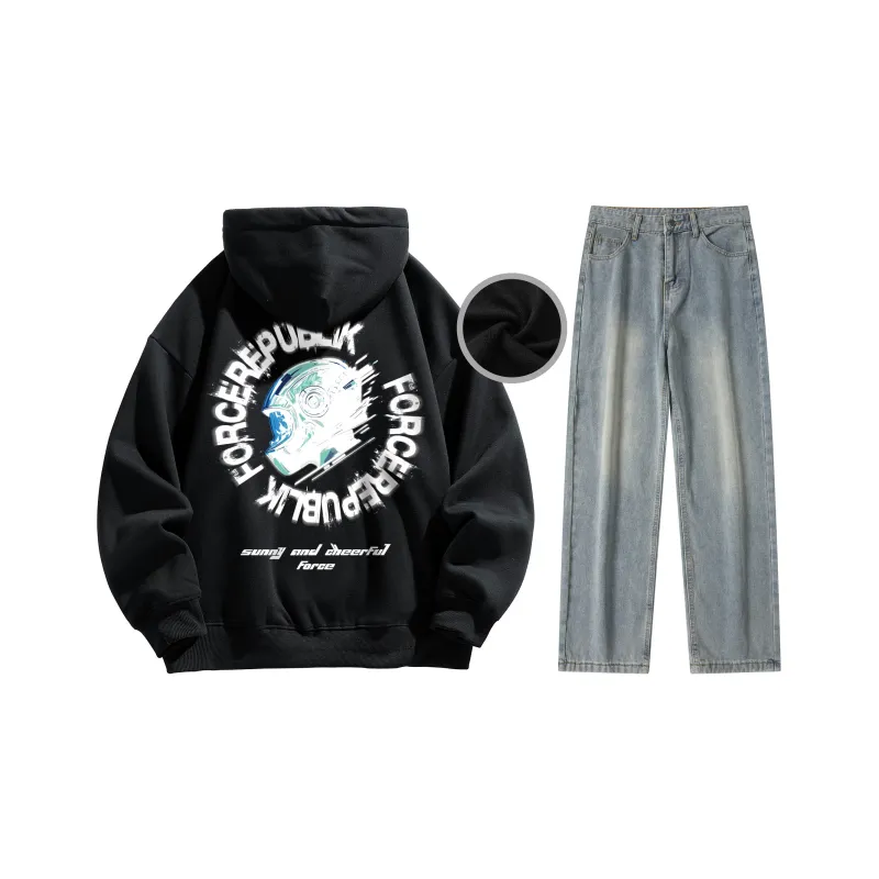 FORCEREPUBLIK Sweatshirt Sets Unisex-18