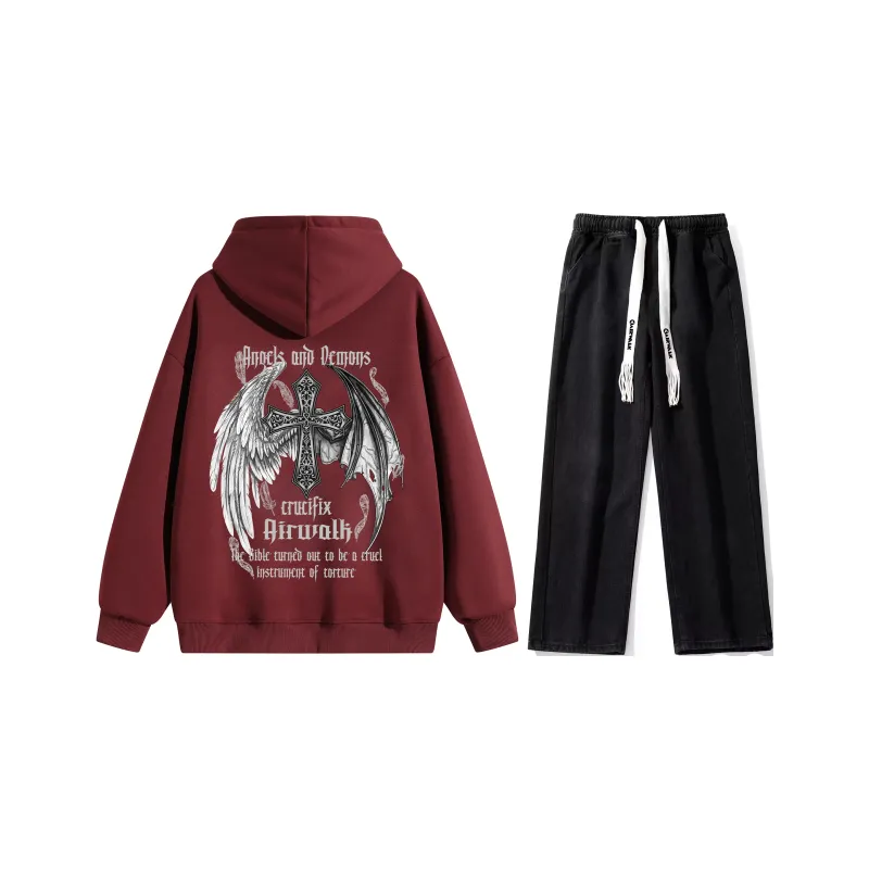 Airwalk Sweatshirt Sets Unisex-10